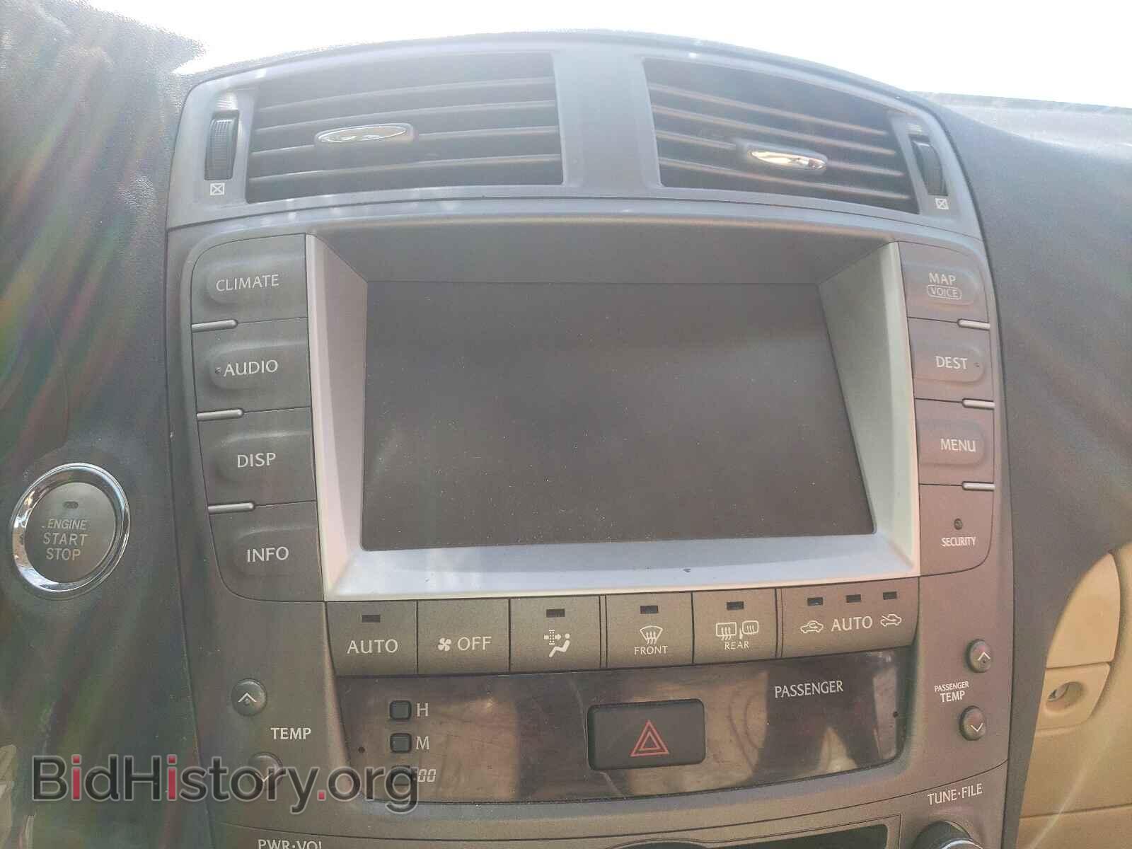 2007 LEXUS IS - VIN: JTHBE262272010086 - Фото 9