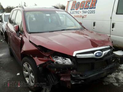 2014 Subaru FORESTER Forester 2, red — VIN JF2SJAJC8EH430065, Copart