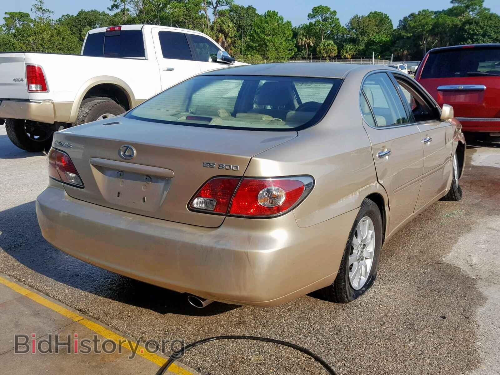 2003 LEXUS ES300 - VIN: JTHBF30G230097324 - Фото 4