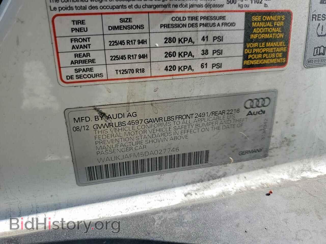 2013 AUDI A3 - VIN: WAUKJAFM5DA027746 - Фото 13