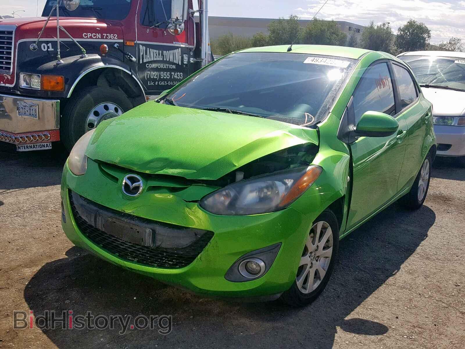 2012 MAZDA 2 - VIN: JM1DE1LZ7C0136262 - Фото 2
