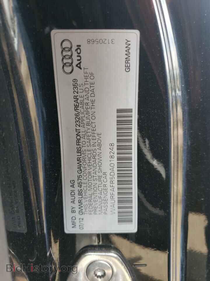2013 AUDI A5 - VIN: WAURFAFR5DA018248 - Photo 10