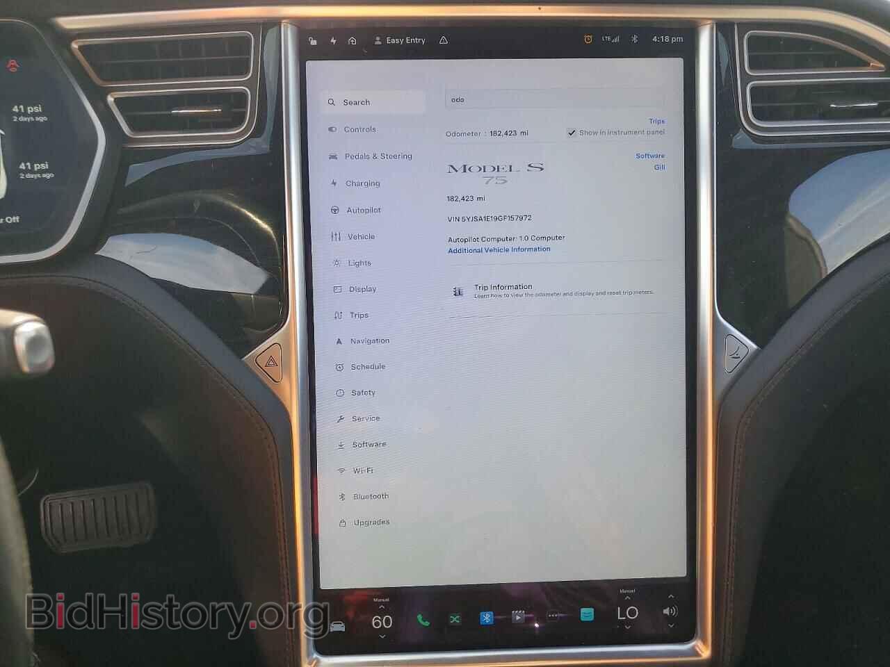 2016 TESLA MODEL S - VIN: 5YJSA1E19GF157972 - Photo 9
