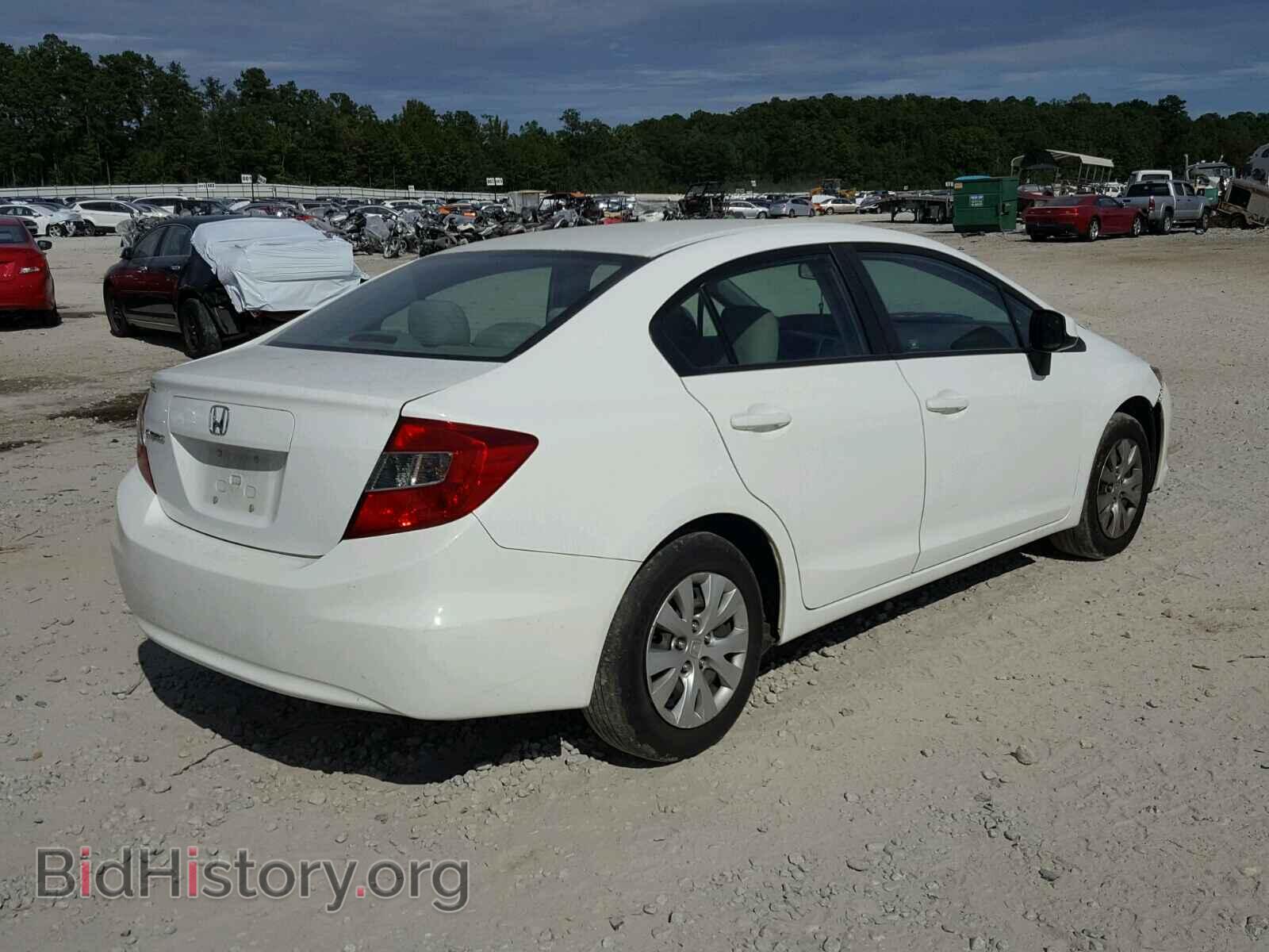 2012 HONDA CIVIC LX - VIN: 19XFB2F50CE378012 - Фото 4