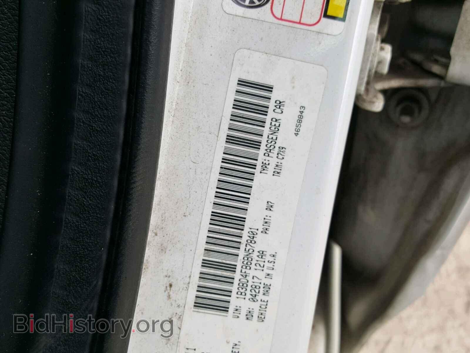 2011 DODGE AVENGER - VIN: 1B3BD4FB6BN578401 - Photo 10