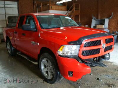 2017 RAM 1500 ST, red — VIN 1C6RR7FT0HS727475, Copart