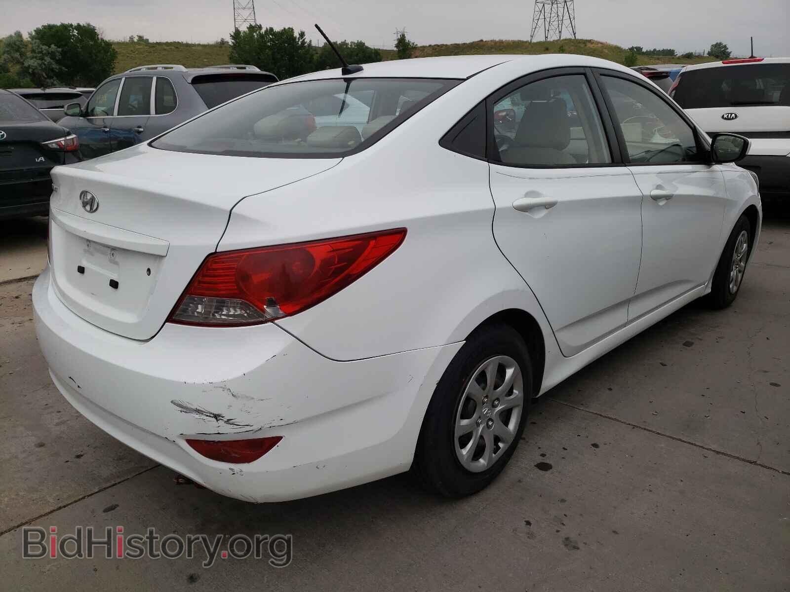 2014 HYUNDAI ACCENT - VIN: KMHCT4AE7EU698978 - Фото 4
