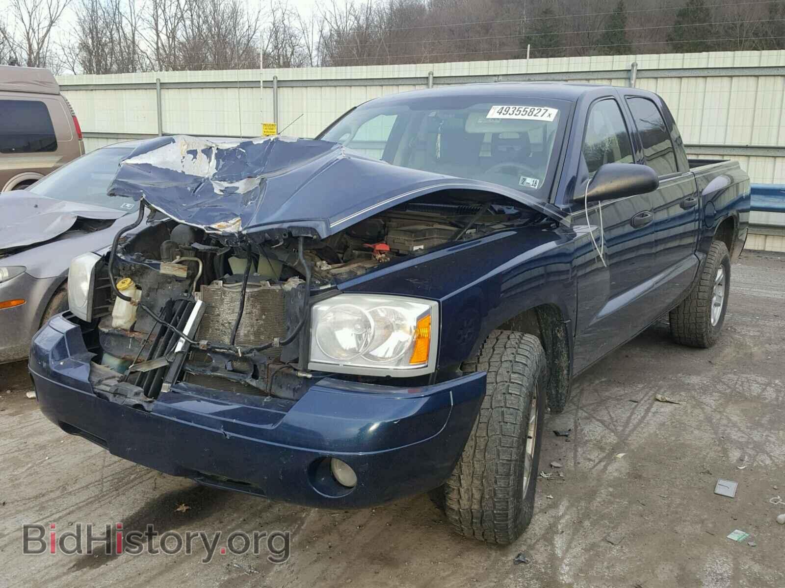 2007 DODGE DAKOTA - VIN: 1D7HW48K57S138233 - Фото 2