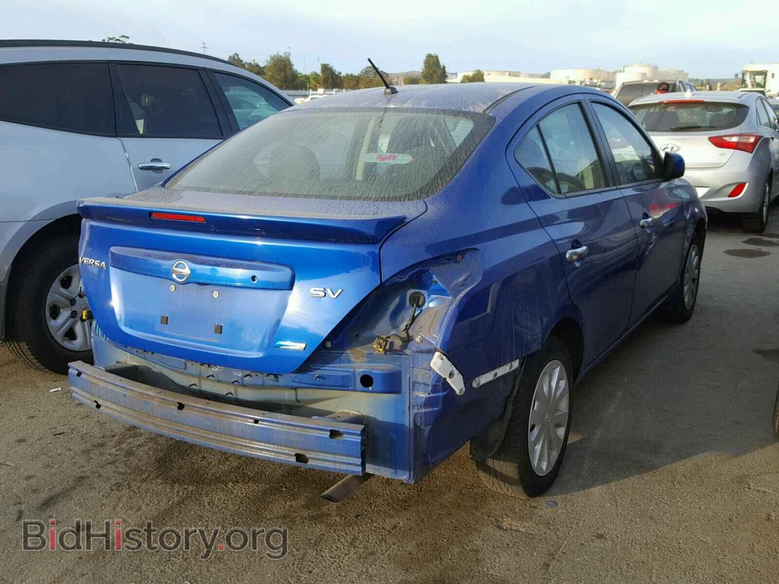 2013 NISSAN VERSA - VIN: 3N1CN7AP1DL878390 - Фото 4