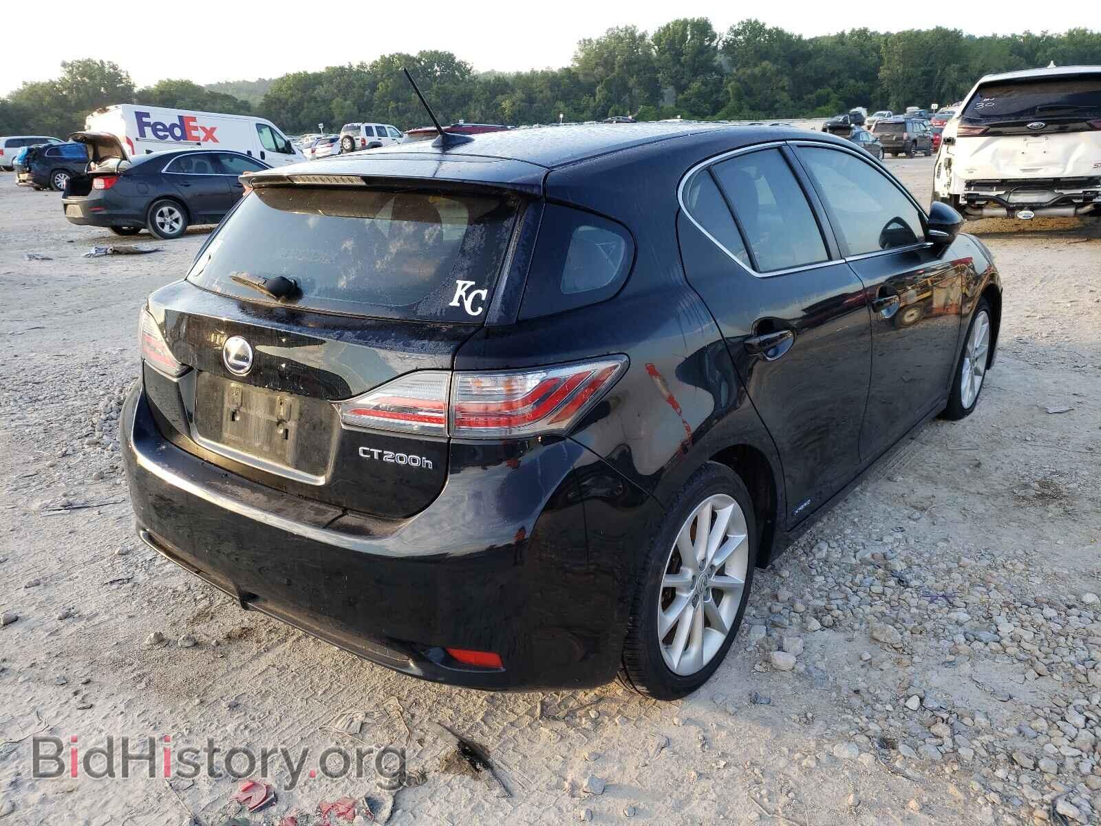 2011 LEXUS CT 200 - VIN: JTHKD5BH8B2039700 - Фото 4