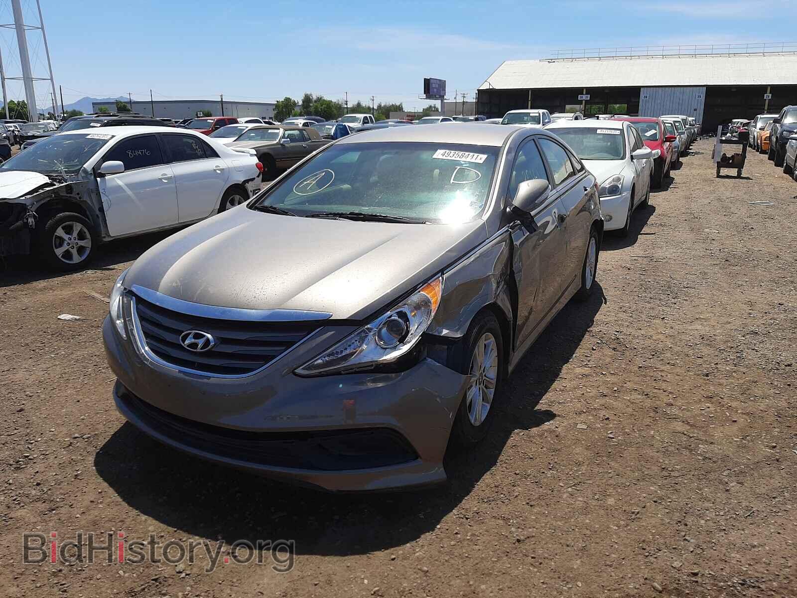 2014 HYUNDAI SONATA - VIN: 5NPEB4AC9EH933048 - Photo 2
