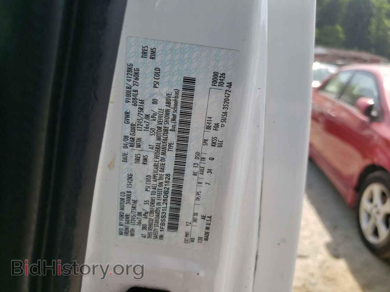 2008 FORD ECONOLINE - VIN: 1FBSS31L28DB21828 - Фото 10