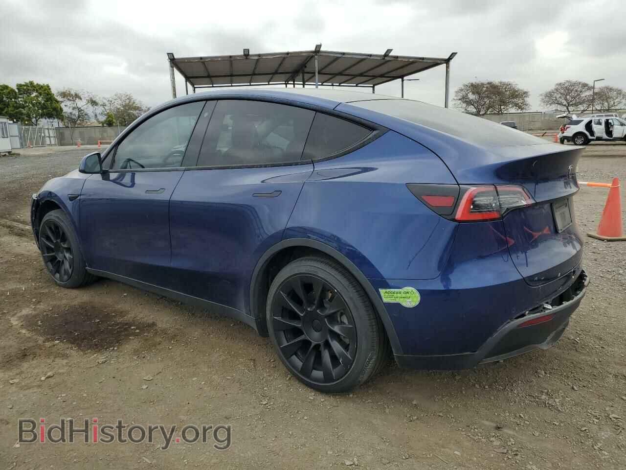 2020 TESLA MODEL Y - VIN: 5YJYGDEE2LF036160 - Фото 2