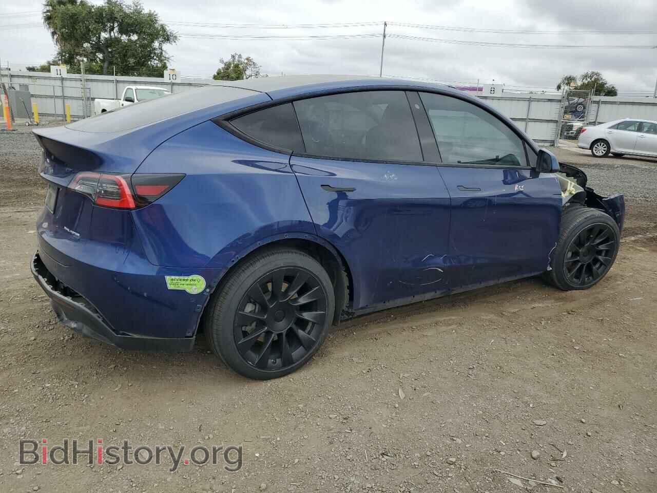 2020 TESLA MODEL Y - VIN: 5YJYGDEE2LF036160 - Фото 3