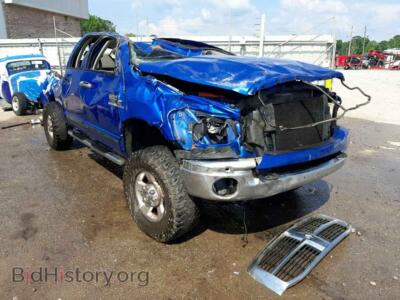 2007 Dodge RAM 2500 RAM 2500 S, синий — VIN 3D7KS28A37G783211, Copart