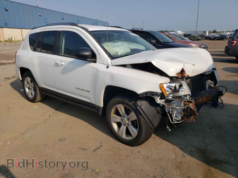2012 Jeep COMPASS Compass LA (VIN 1C4NJDEB6CD600040) — photo 1 of 10, Copart, damage: front end