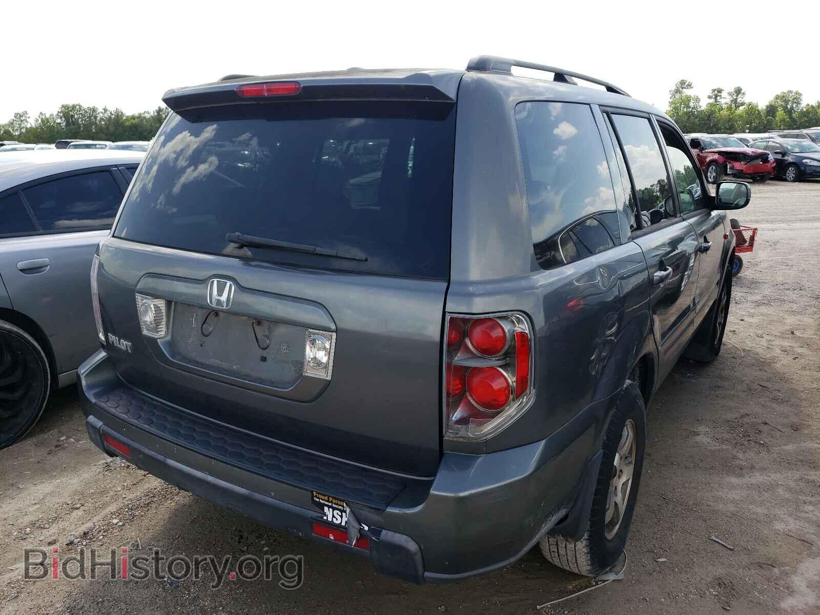 2007 HONDA PILOT - VIN: 5FNYF28587B036060 - Фото 4