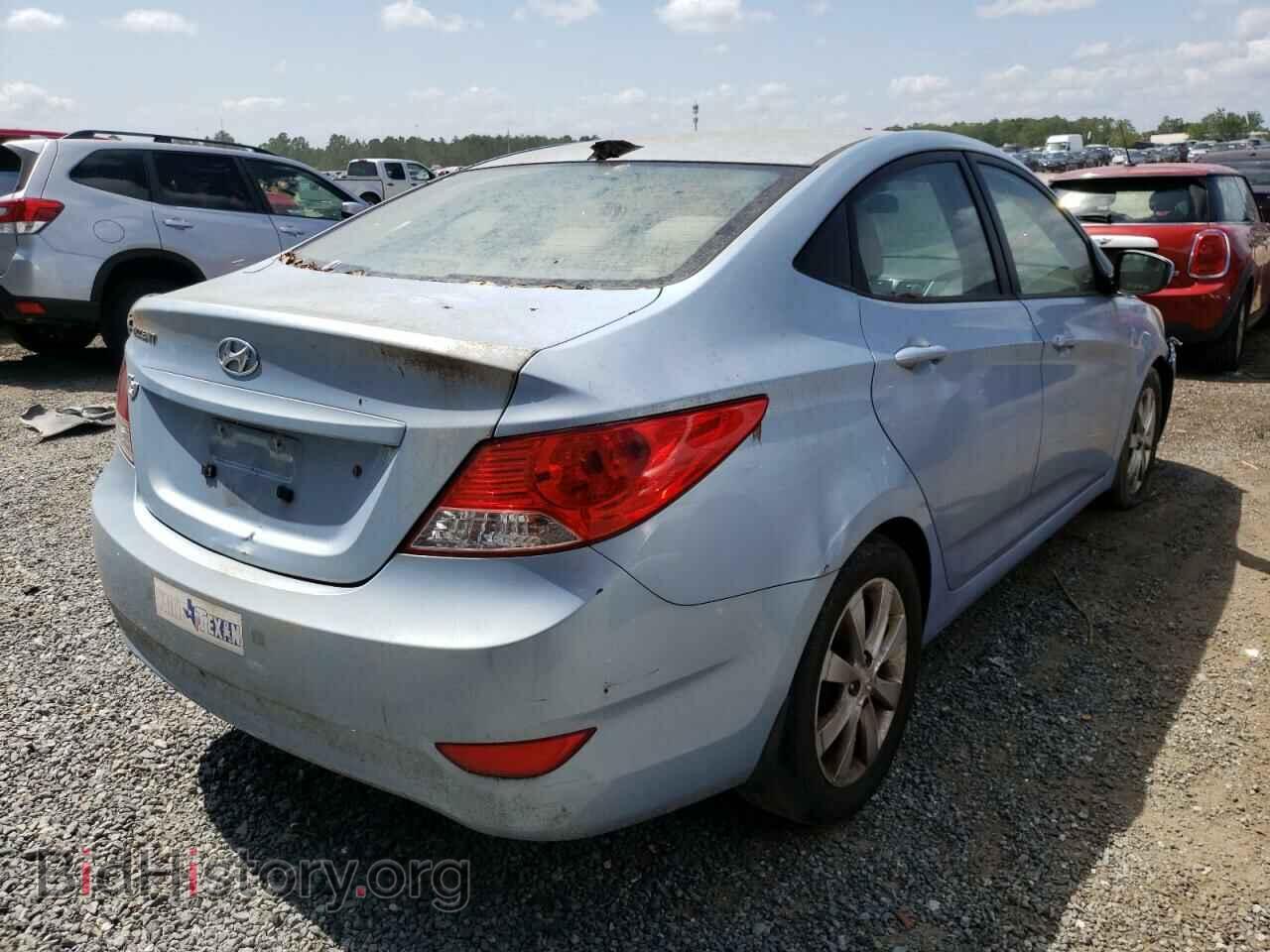 2013 HYUNDAI ACCENT - VIN: KMHCU4AE3DU305540 - Фото 4