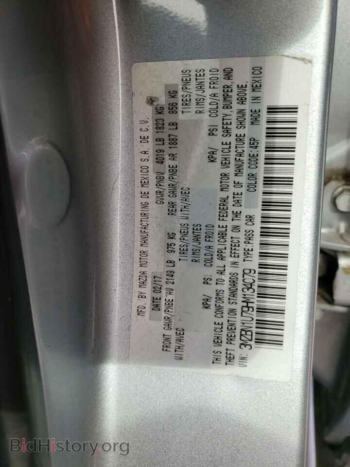2017 MAZDA 3 - VIN: 3MZBN1U79HM134079 - Фото 10