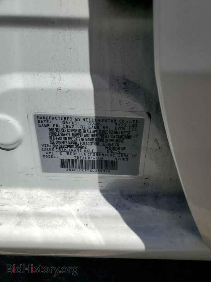 2016 NISSAN VERSA - VIN: 3N1CE2CP9GL354912 - Photo 12