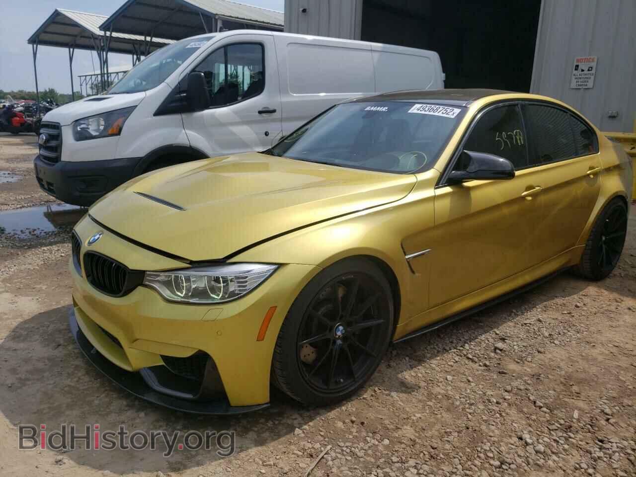 2015 BMW M3 - VIN: WBS3C9C57FP805972 - Фото 2