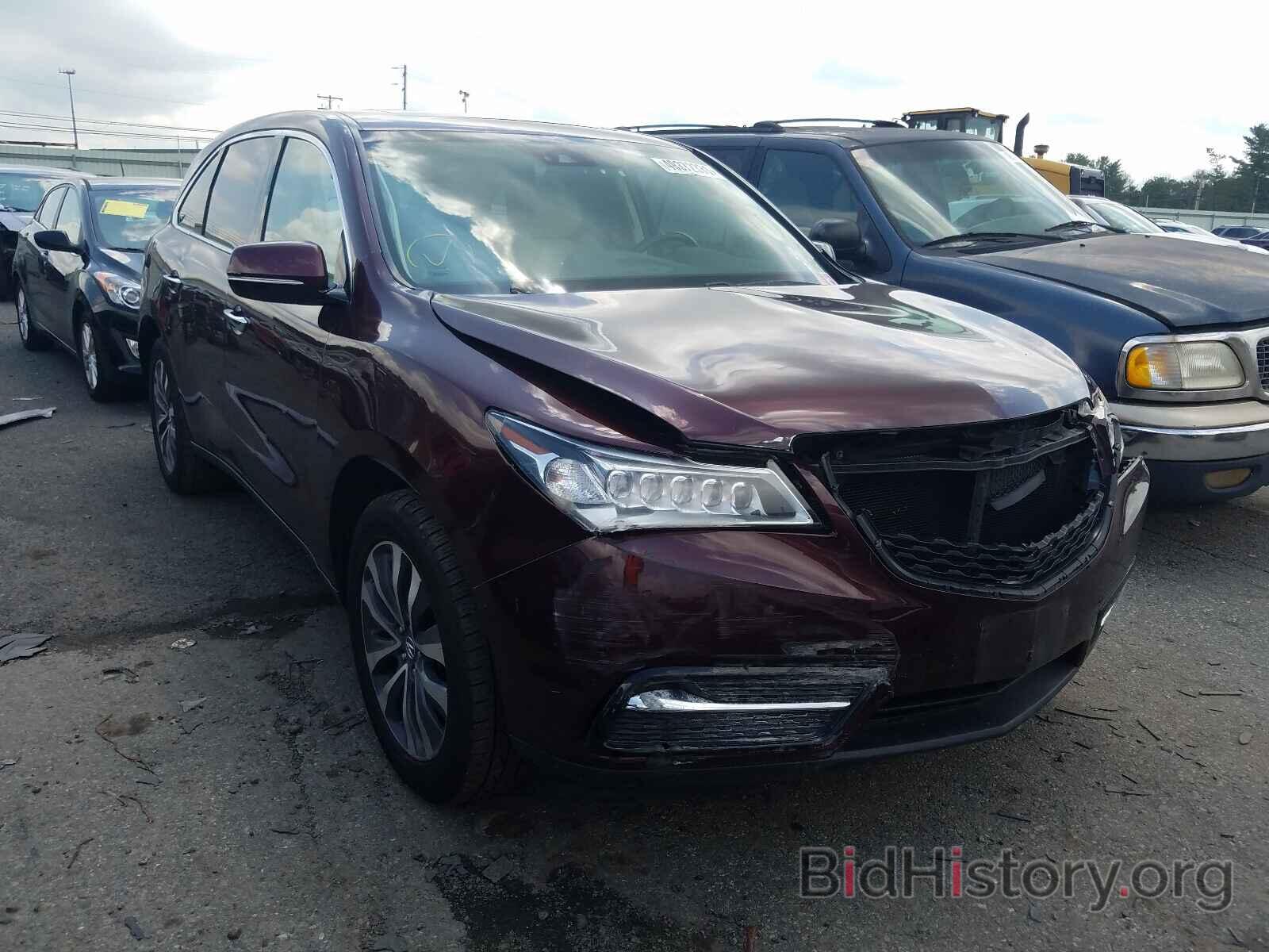 Фотография 5FRYD4H40GB044046 - ACURA MDX 2016