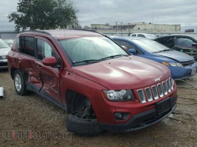 2016 Jeep COMPASS LA, красный — VIN 1C4NJCEBXGD664601, Copart