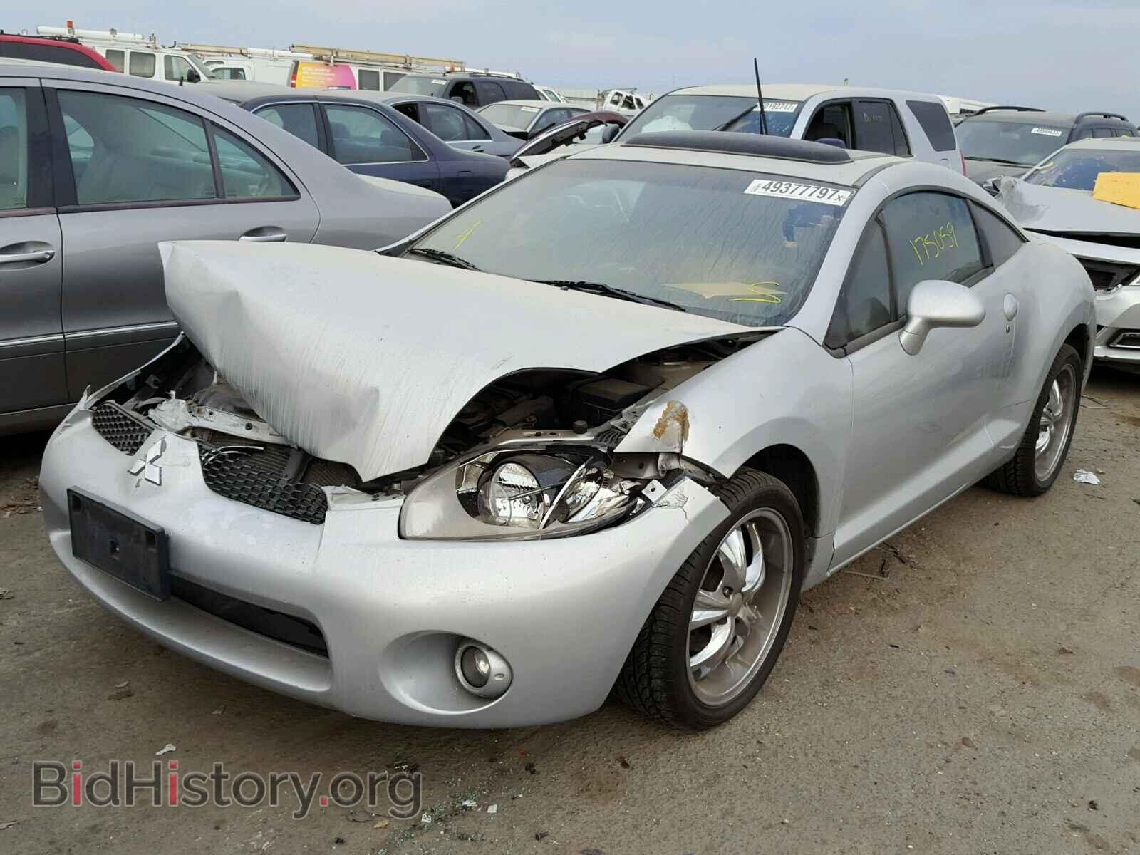2006 MITSUBISHI ECLIPSE - VIN: 4A3AK34T16E005561 - Фото 2