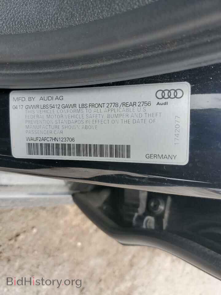 2017 AUDI A6 - VIN: WAUF2AFC7HN123706 - Фото 12