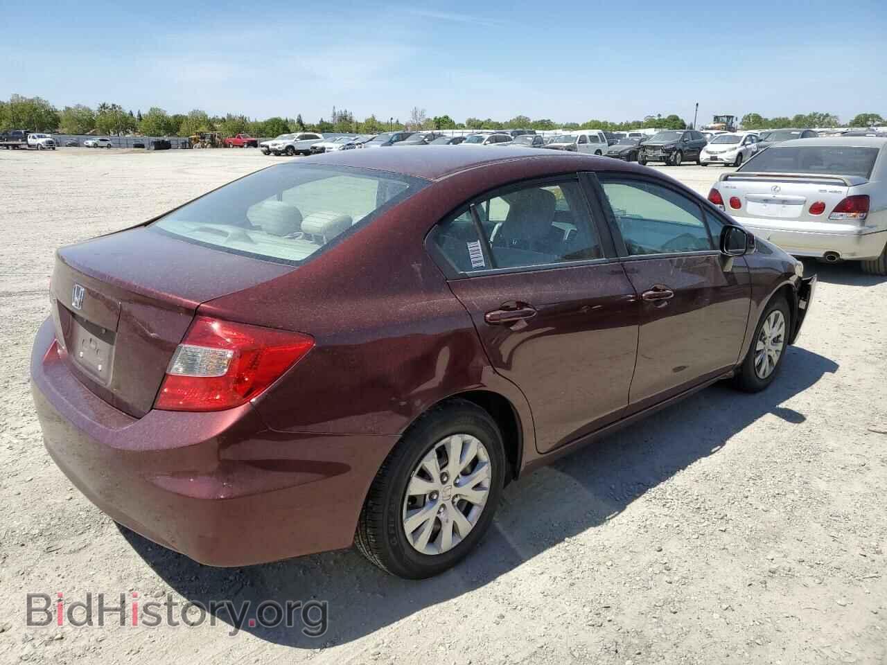 2012 HONDA CIVIC - VIN: 19XFB2F54CE336507 - Фото 3