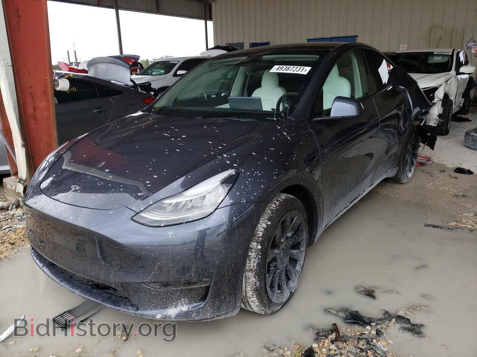 2020 TESLA MODEL Y - VIN: 5YJYGDEEXLF034804 - Photo 2