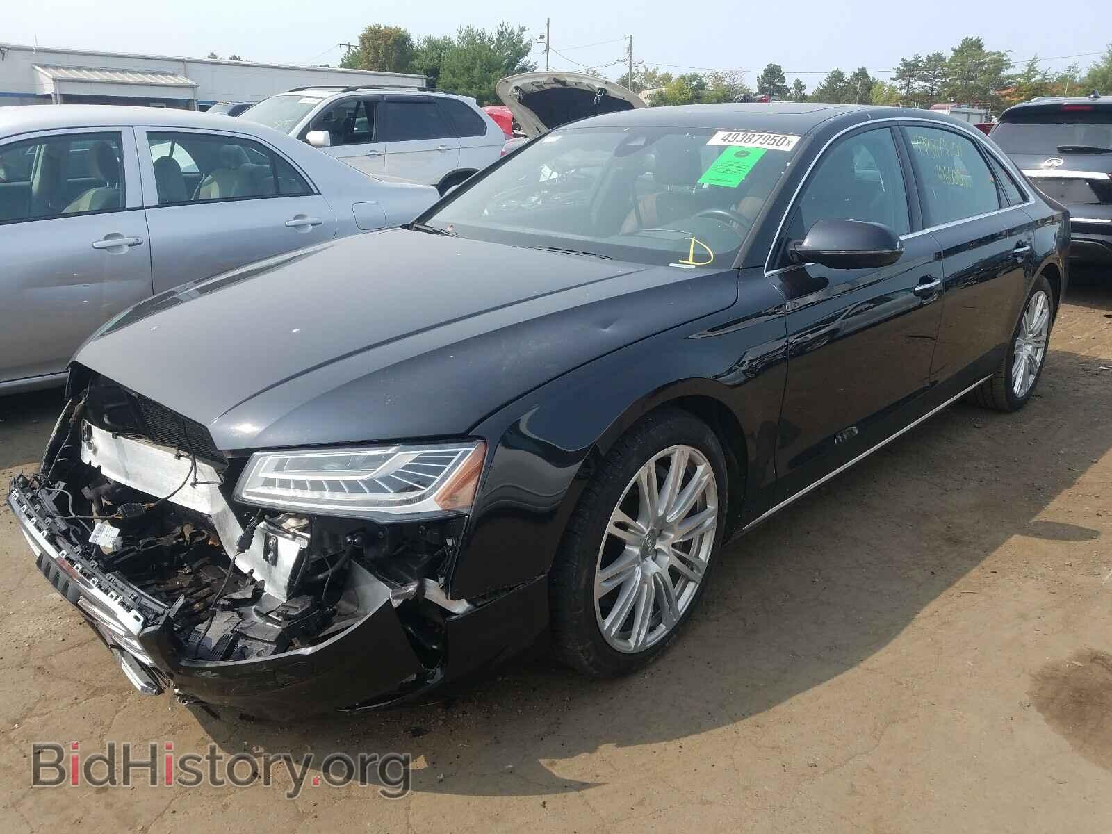 2015 AUDI A8 - VIN: WAU32AFD8FN000571 - Фото 2