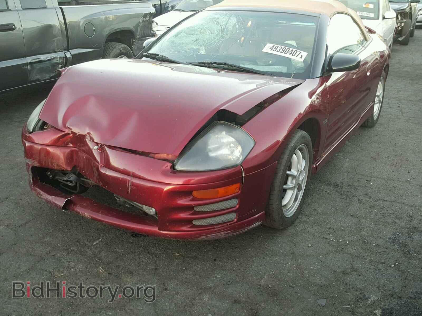 2001 MITSUBISHI ECLIPSE - VIN: 4A3AE85H41E222268 - Photo 2