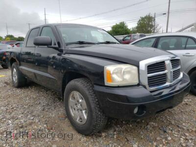 2006 Dodge DAKOTA Dakota QUA, черный — VIN 1D7HW48K16S561227, Copart