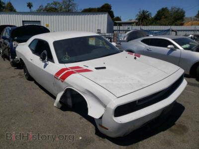 2014 Dodge CHALLENGER, white — VIN 2C3CDYBT1EH185657, Copart