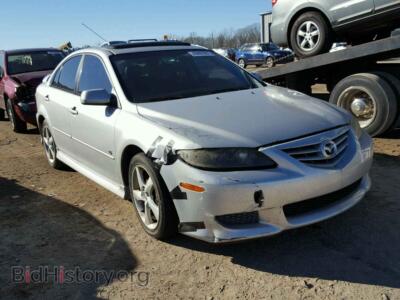 2005 Mazda 6 6 S, серебристый — VIN 1YVHP84D155M04522, Copart
