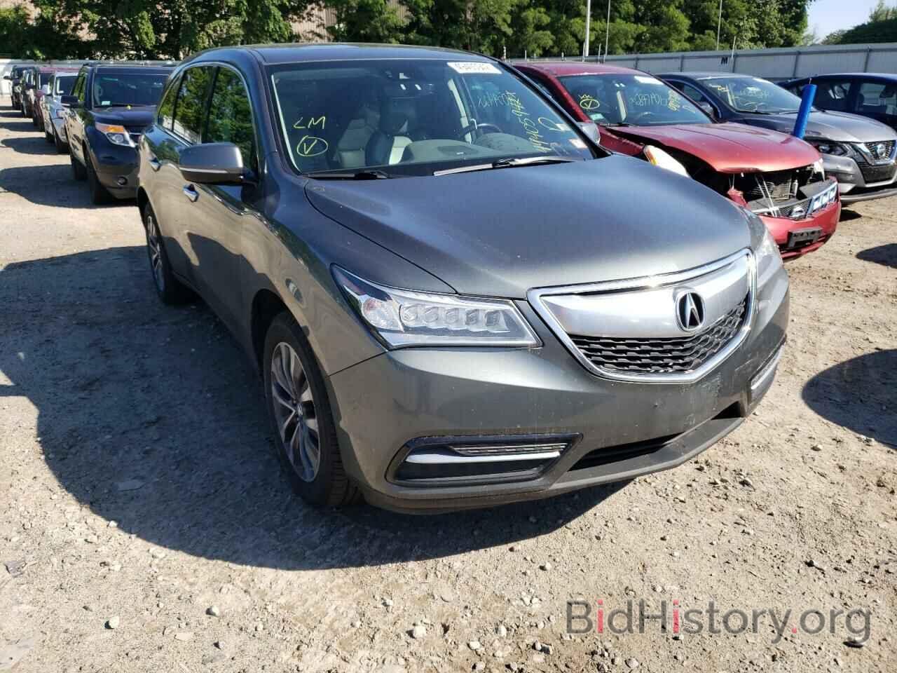 Фотография 5FRYD4H42GB028138 - ACURA MDX 2016