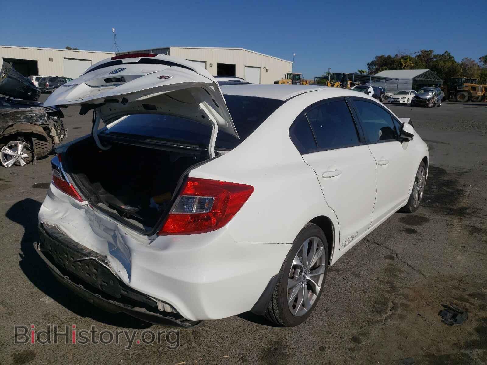 2012 HONDA CIVIC - VIN: 2HGFB6E52CH704522 - Фото 4
