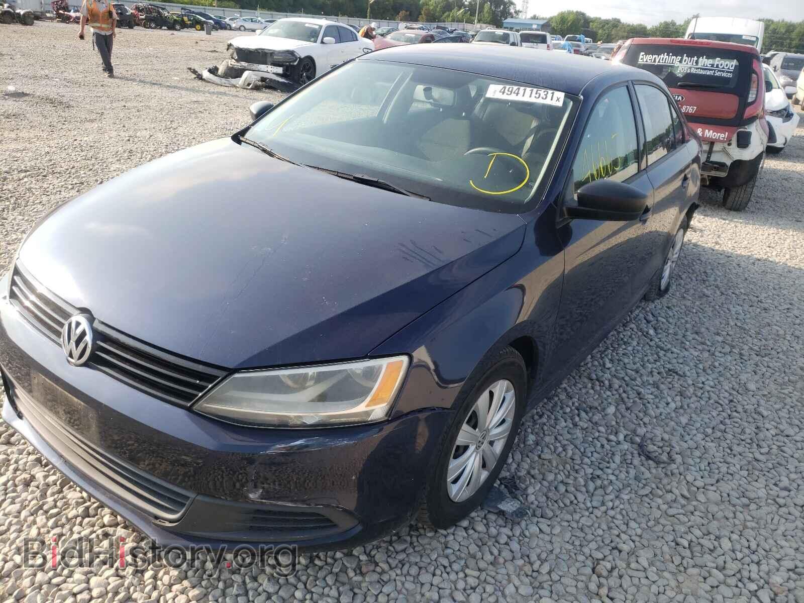 2014 VOLKSWAGEN JETTA - VIN: 3VW2K7AJ0EM395849 - Фото 2