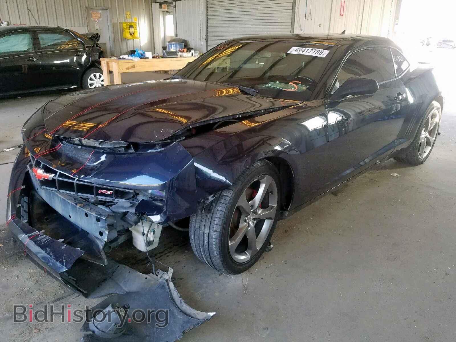 2013 CHEVROLET CAMARO - VIN: 2G1FC1E37D9141159 - Фото 2