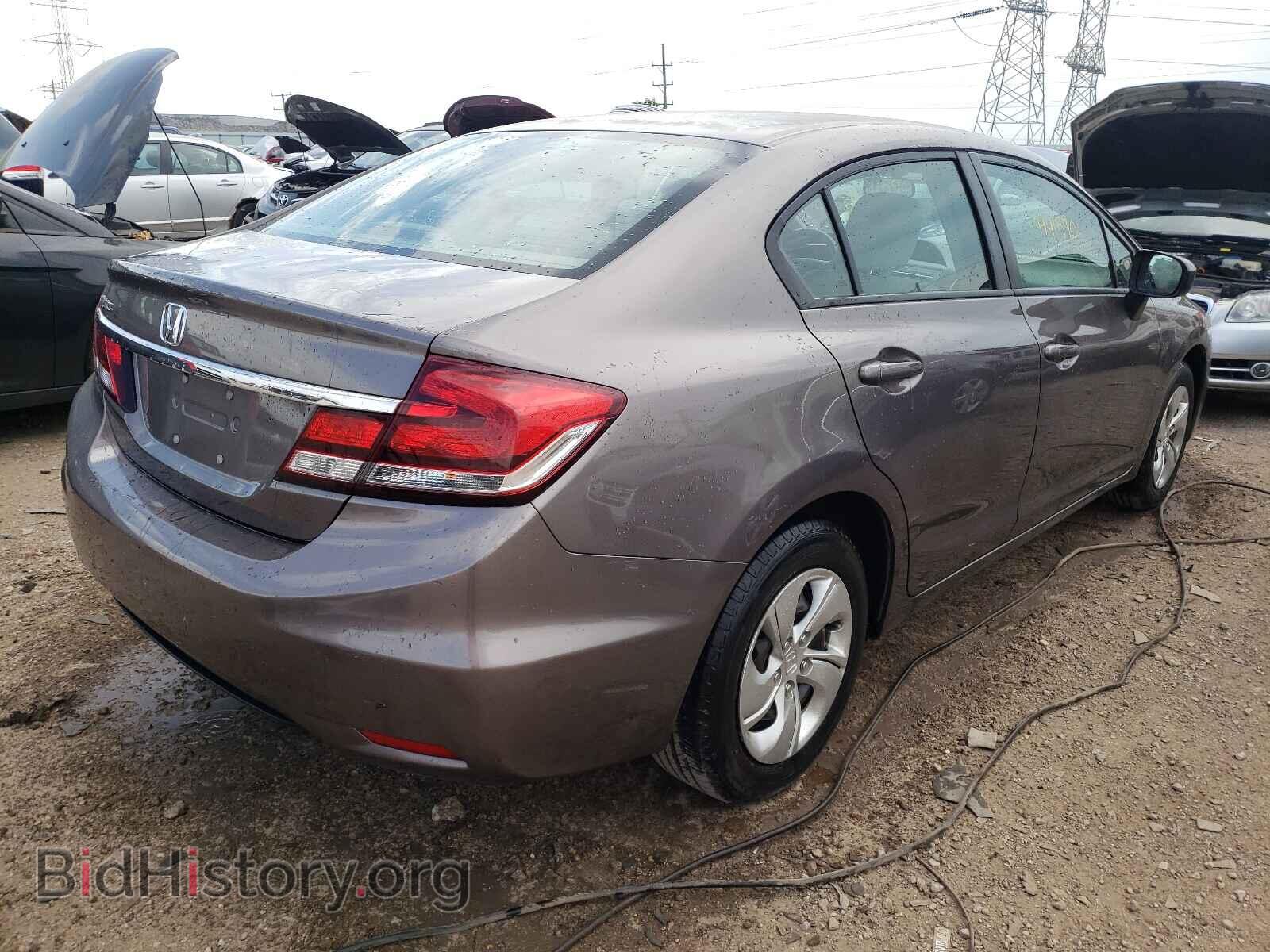 2014 HONDA CIVIC - VIN: 19XFB2F58EE027805 - Фото 4