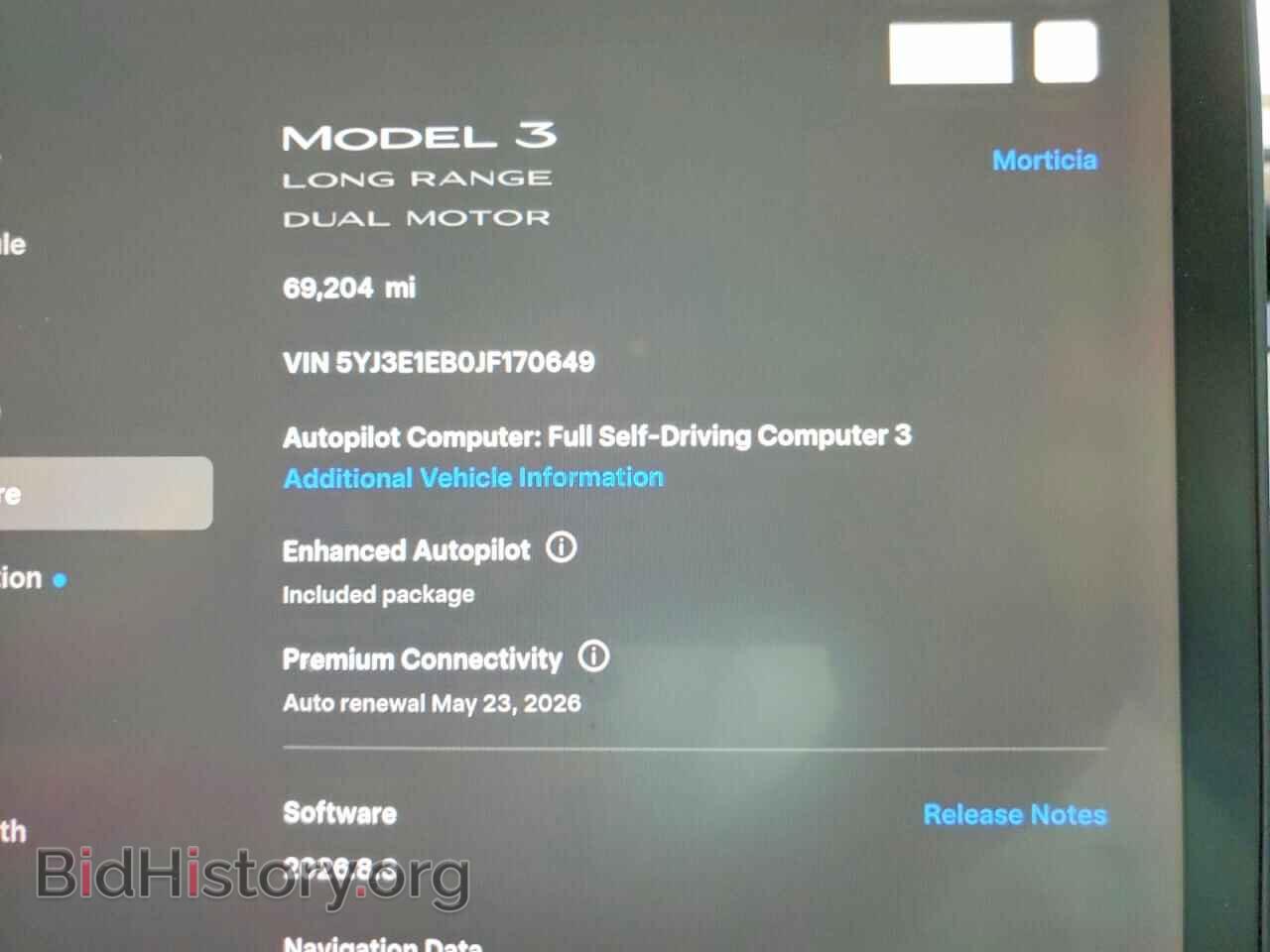 2018 TESLA MODEL 3 - VIN: 5YJ3E1EB0JF170649 - Photo 9
