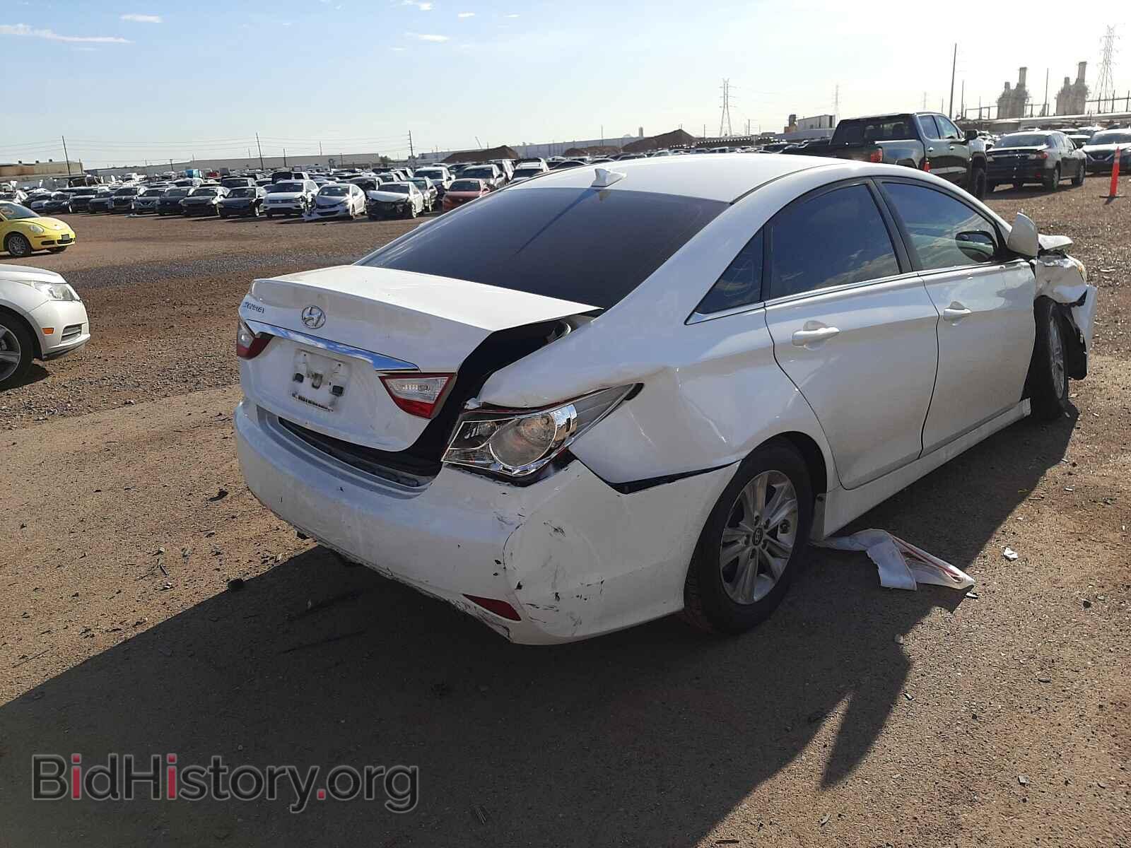 2014 HYUNDAI SONATA - VIN: 5NPEB4ACXEH869358 - Фото 4