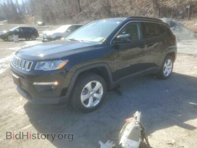 2019 Jeep COMPASS Latitude, черный — VIN 3C4NJDBBXKT847414, Copart