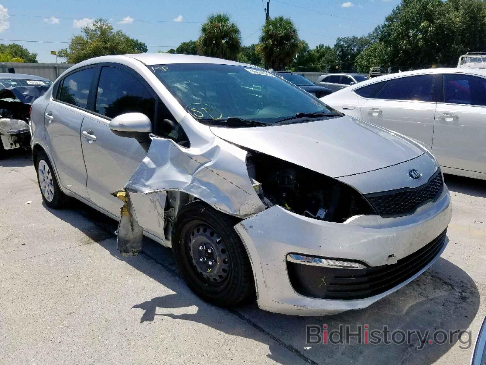 Photo KNADM4A37G6660322 - KIA RIO LX 2016