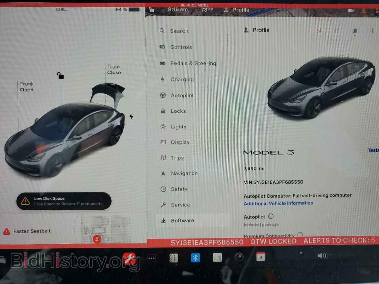 2023 TESLA MODEL 3 - VIN: 5YJ3E1EA3PF685550 - Фото 9