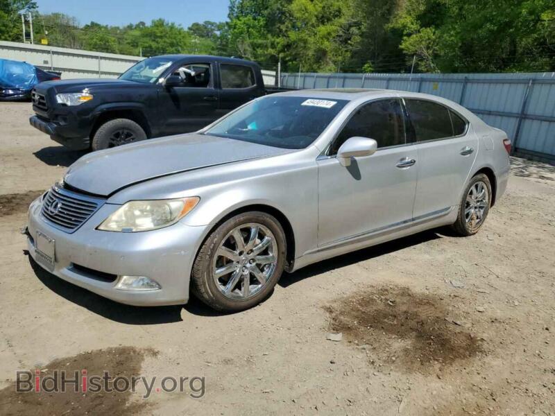 2007 Lexus LS460 460 (VIN JTHBL46F575042601) — photo 1 of 12, Copart, damage: side