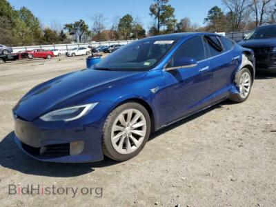 2016 Tesla MODEL S, синий — VIN 5YJSA1E27GF172611, Copart