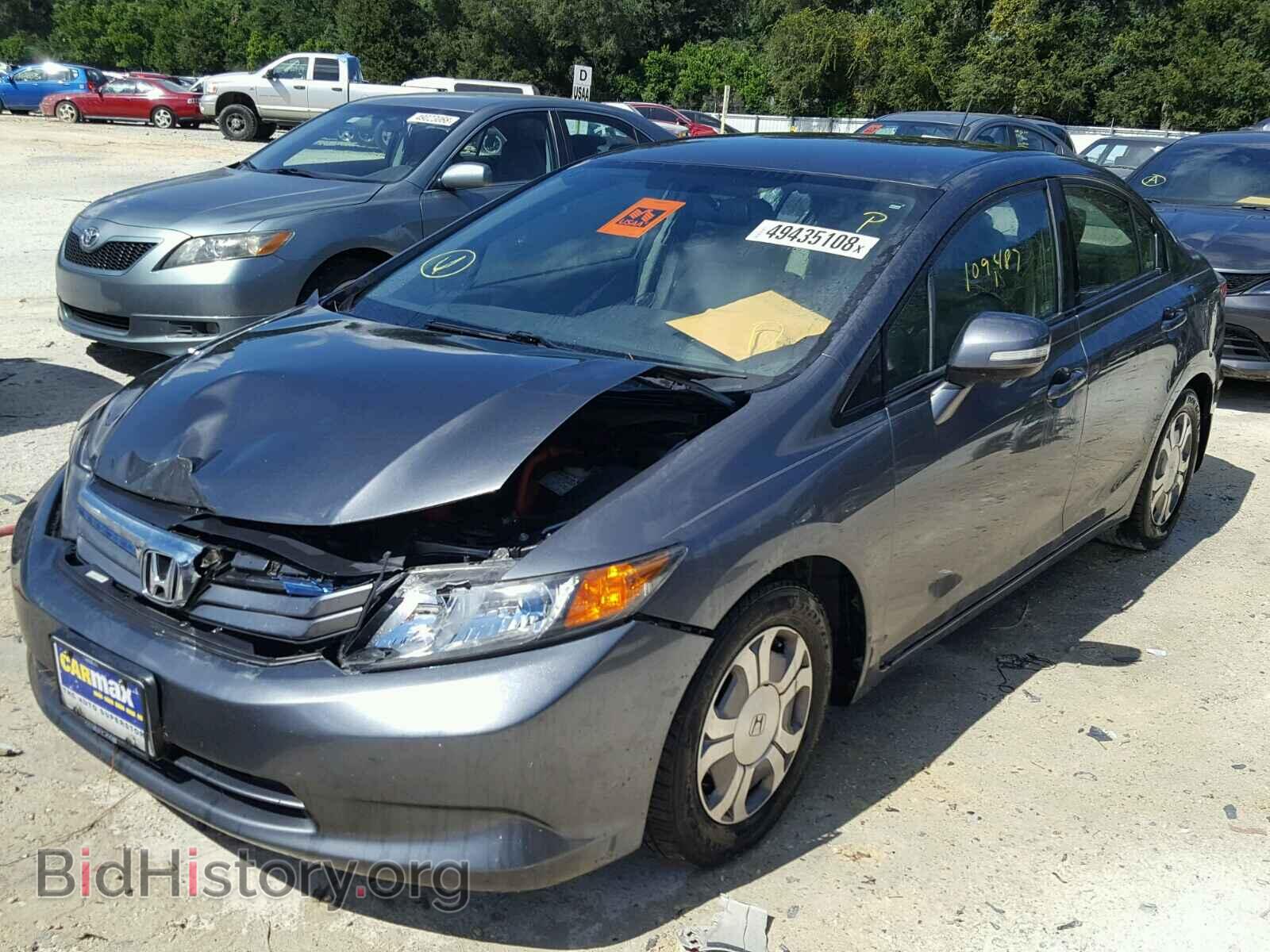2012 HONDA CIVIC - VIN: JHMFB4F21CS007602 - Фото 2
