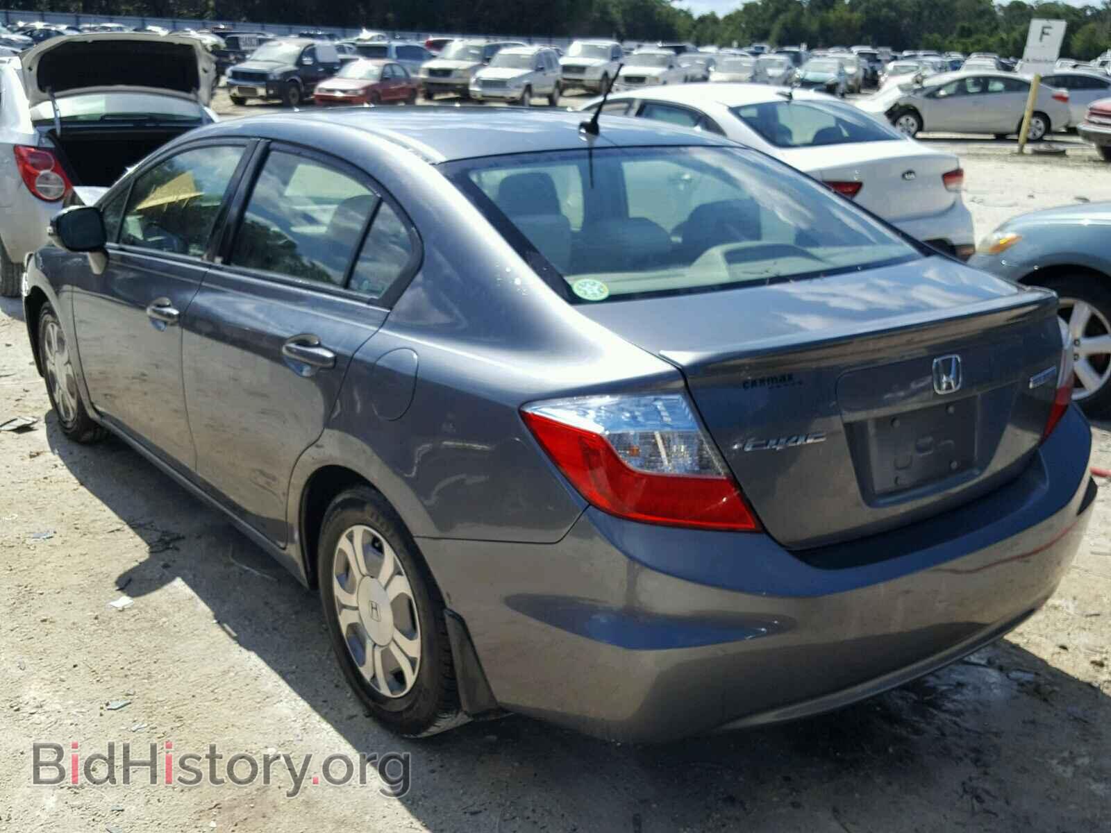 2012 HONDA CIVIC - VIN: JHMFB4F21CS007602 - Фото 3